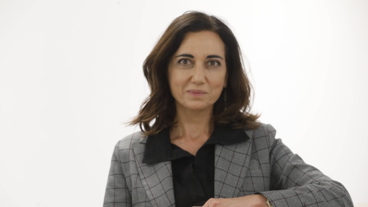 Alicia Gallego, durante la entrevista esta semana.