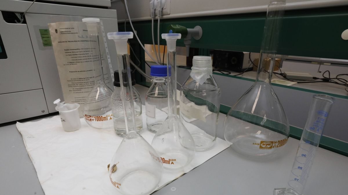 Uno de los laboratorios de la Unviersidad de León.