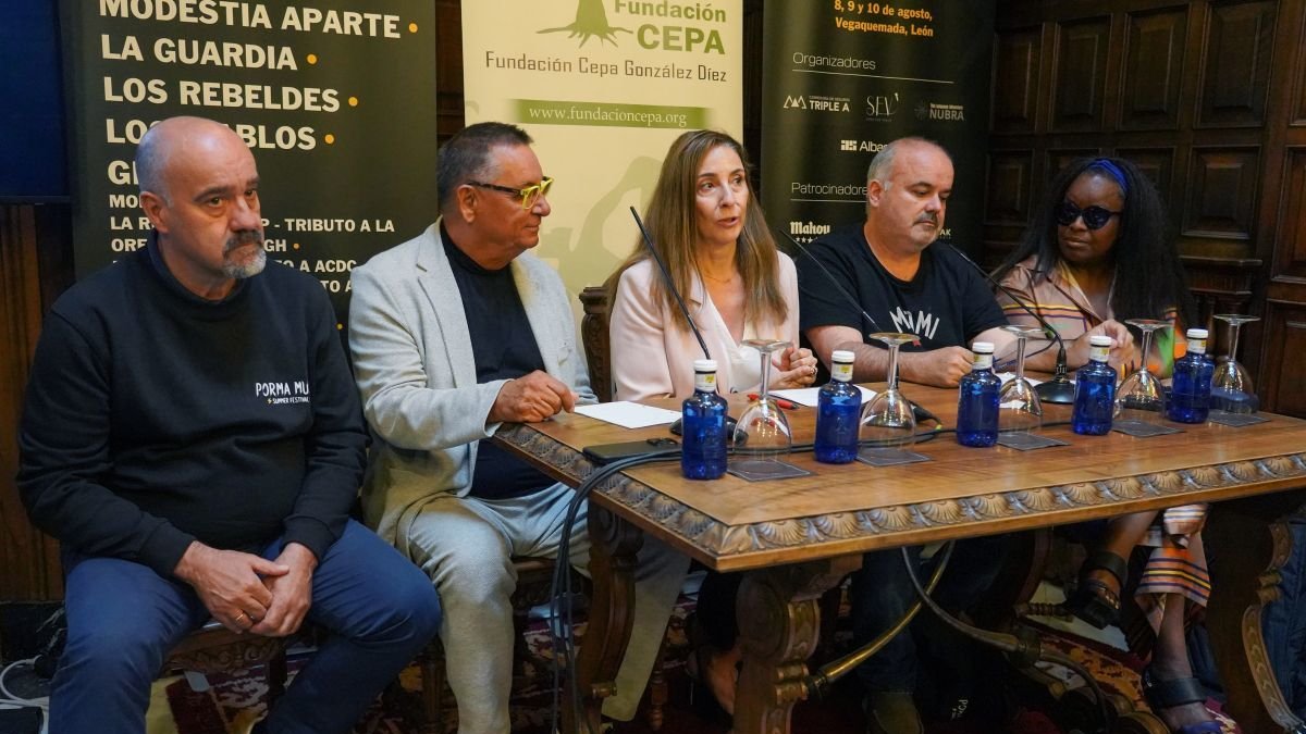 Presentación del Porma Music Summer Festival en la sede del Museo de la Emigración Leonesa.