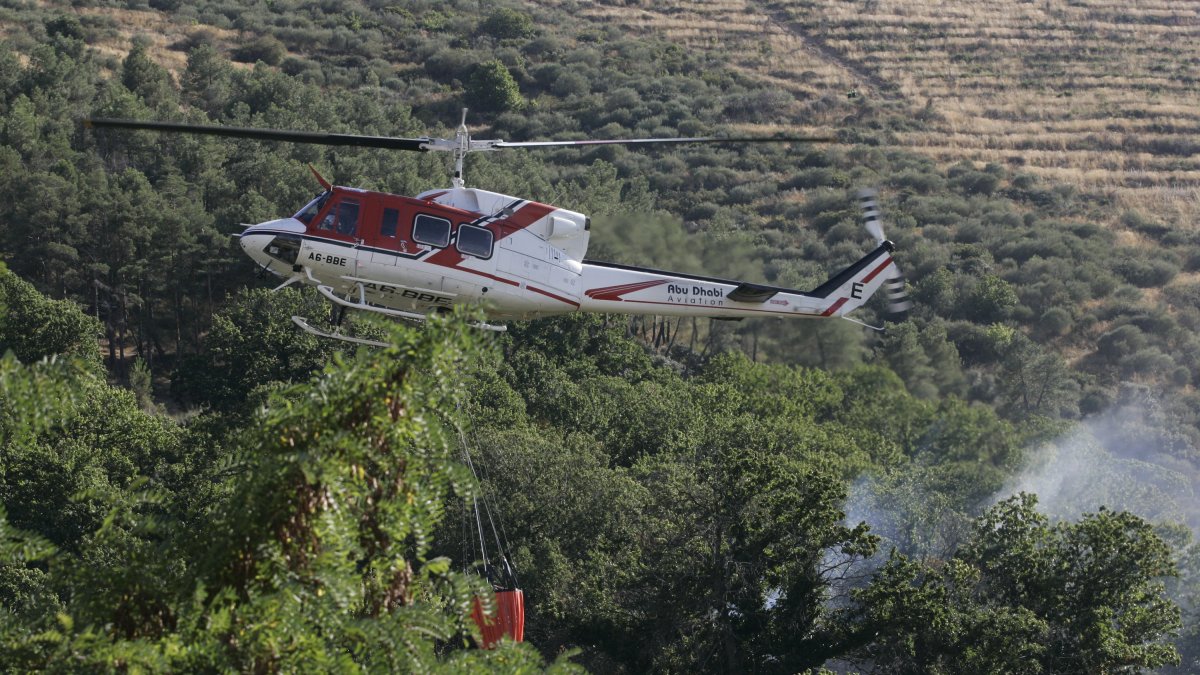 Imagen archivo de un helicóptero