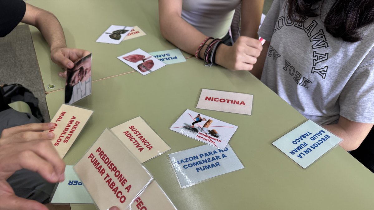 Taller sobre los efectos nocivos del tabaco