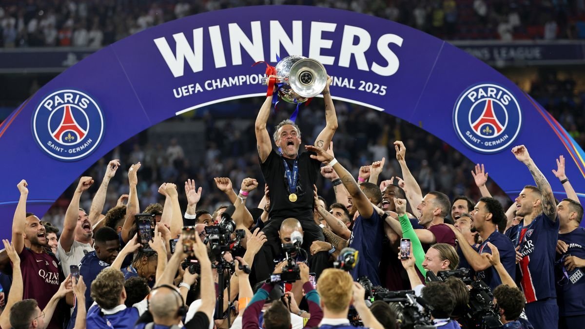 El PSG se proclama campeón de la Champions.