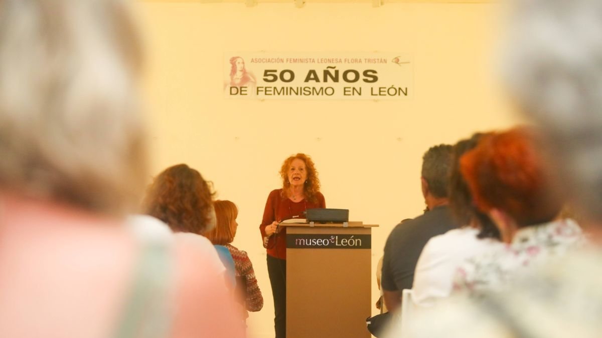 Eloína Terrón durante la presentación del documental.