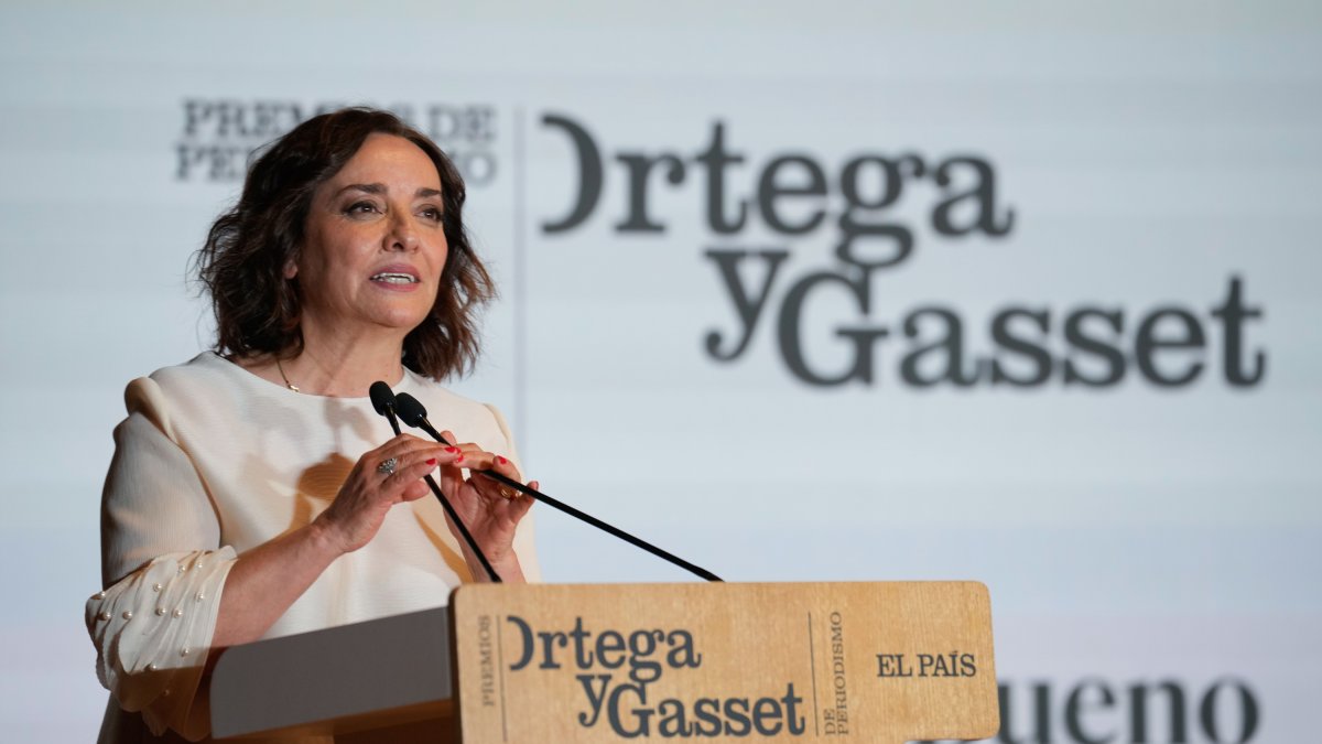 Forografía de archivo de la exdirectora de El País, Pepa Bueno.