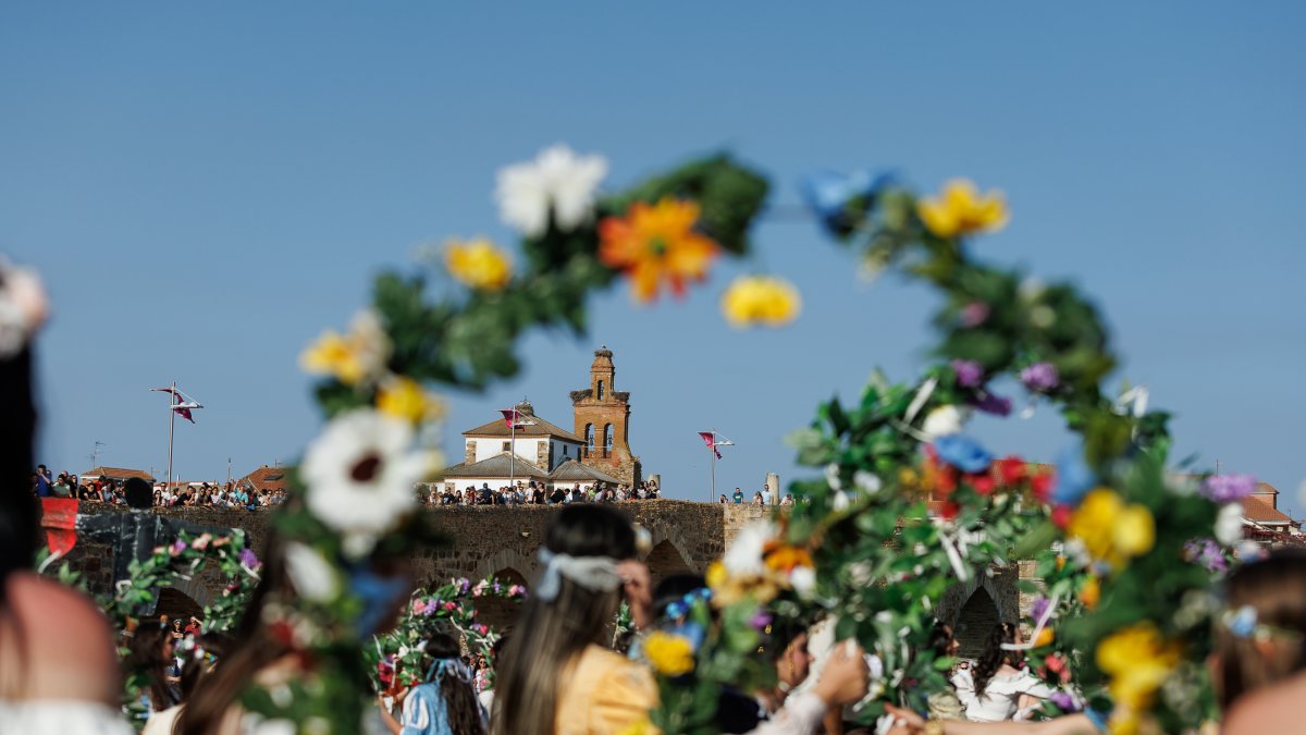 El cortejo es uno de los acontecimientos del fin de semana medieval de Hospital