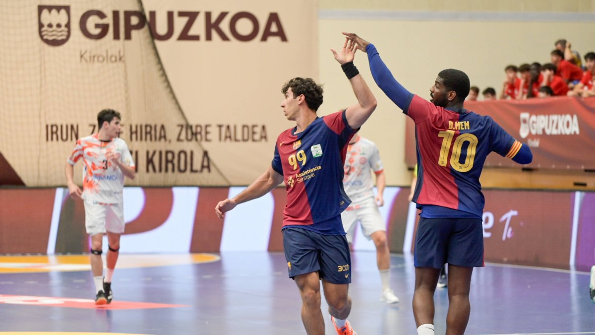 Final Copa del Rey de balonmano Ademar Leon vs FC Barcelona Artaleku Irun