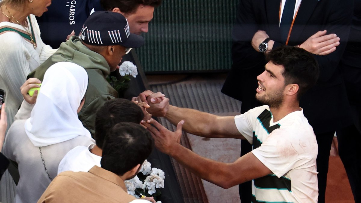 Spike Lee fue a ver la gran final masculina de Roland Garros en París.