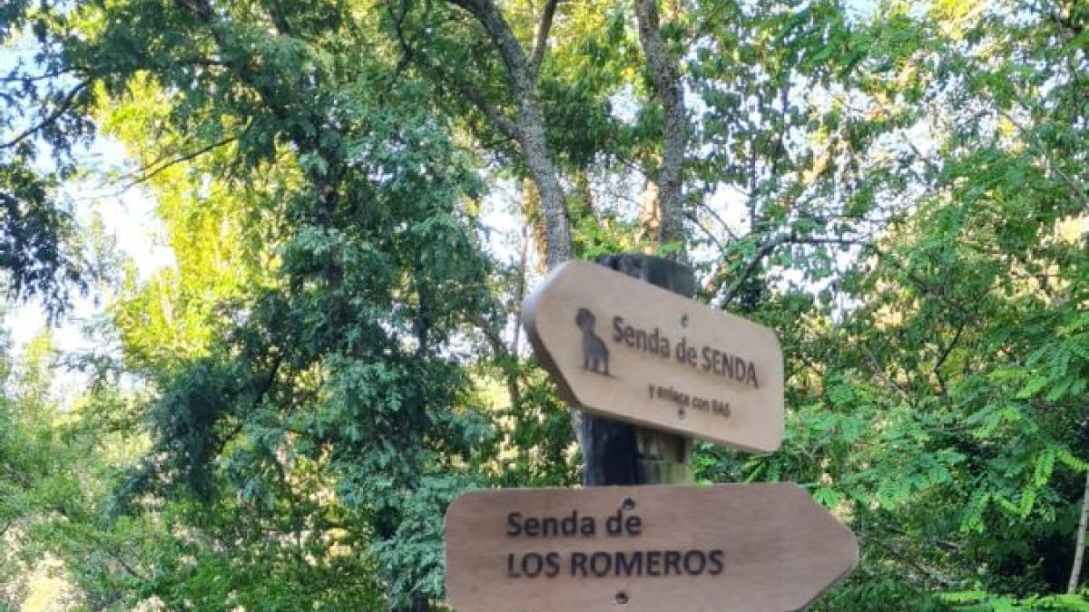 Señales de la Senda de los Romeros.