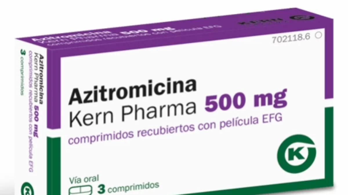 Caja de Azitromicina.