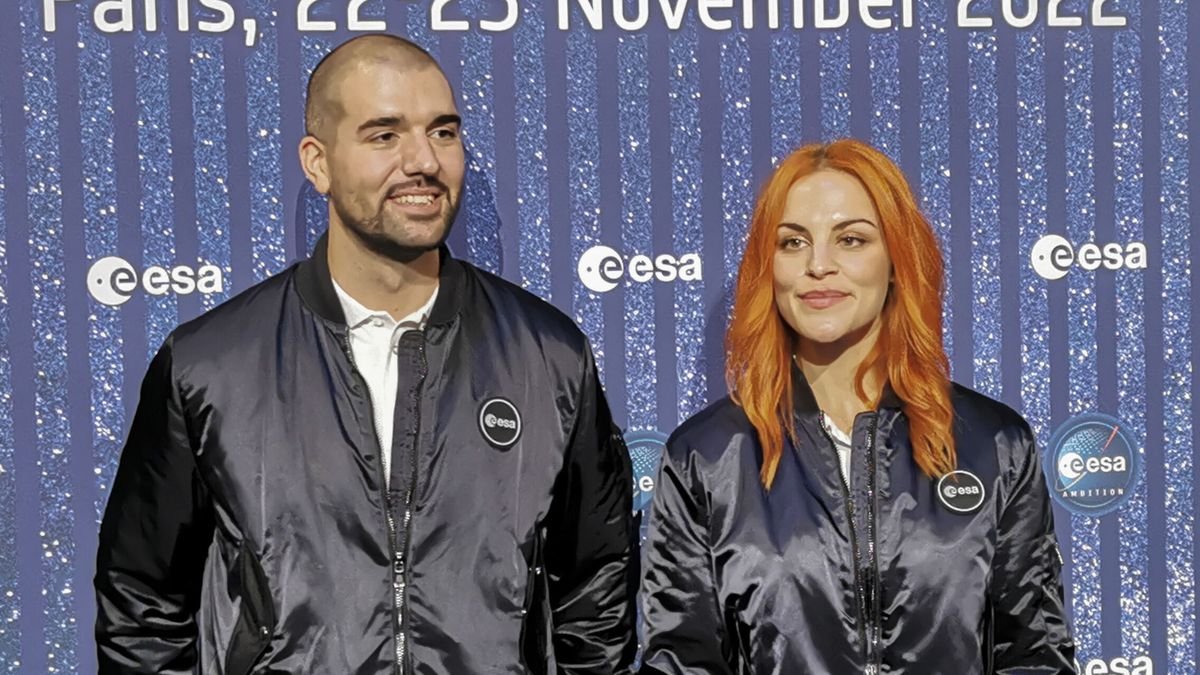 Pablo Álvarez y Sara García, los dos astronautas leoneses.