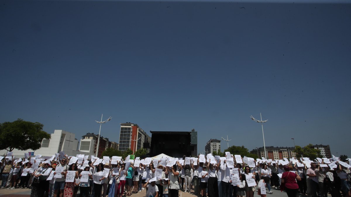 Manifestación del pasado domingo en Ponferrada