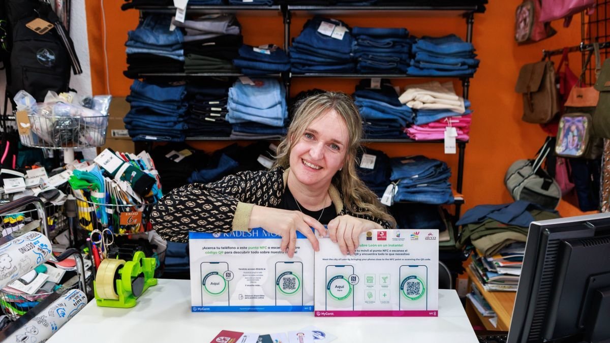 Marta Carbajo, presidenta de los comerciantes León Norte.