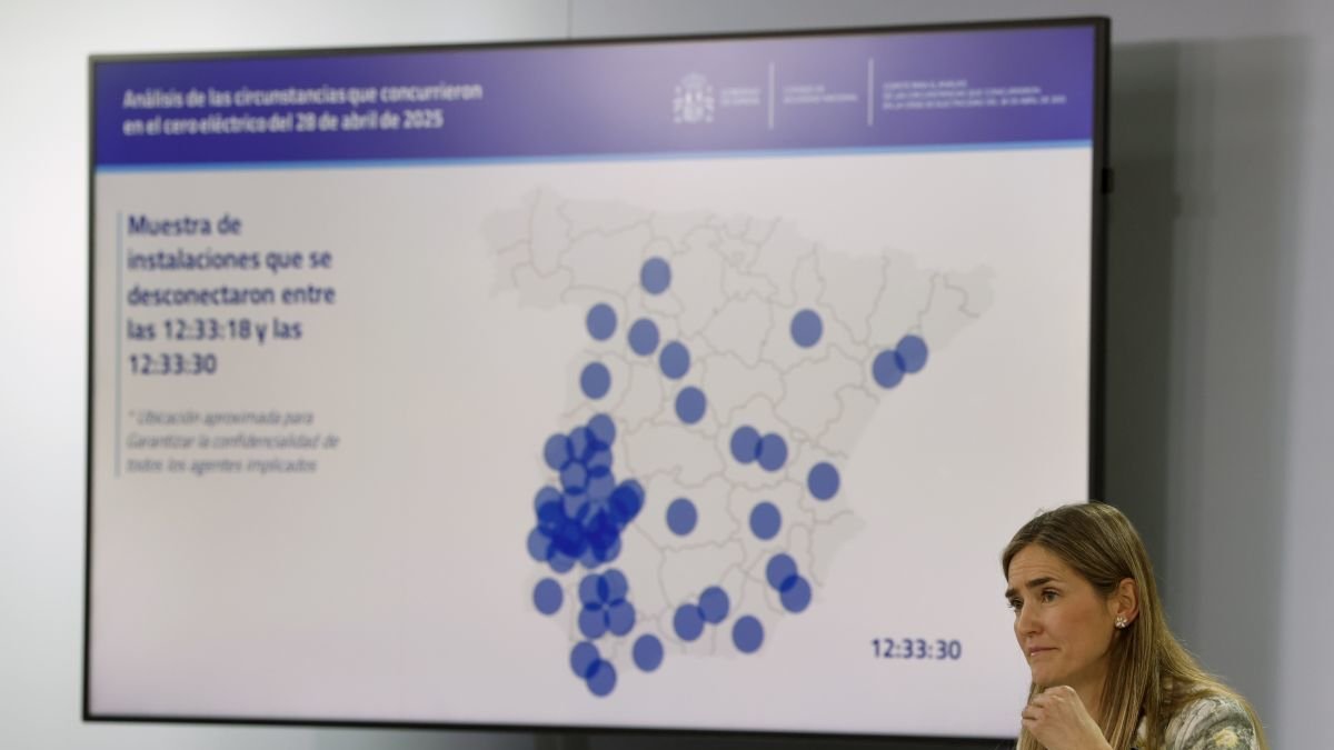 La vicepresidenta tercera y ministra para la Transición Ecológica, Sara Aagesen, ayer. JJ Guillén