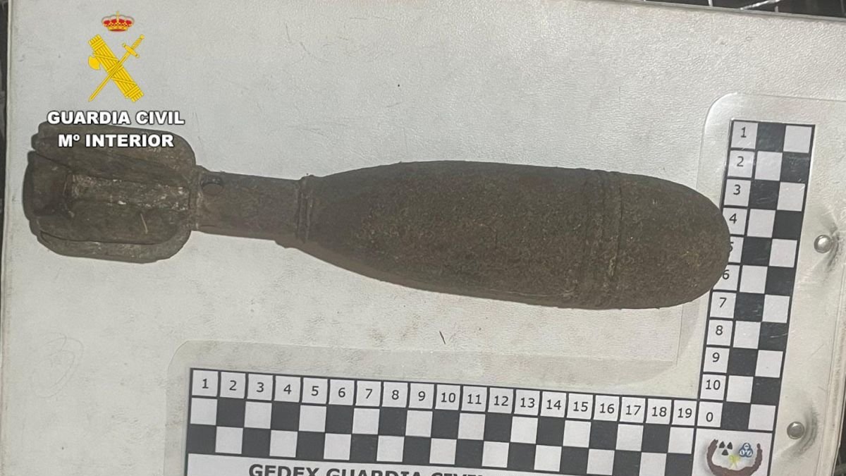 El artefacto fue encontrado por los trabajadores.