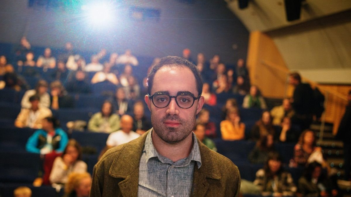 Jorge Suárez Quiñones, autor de Natus no uta (Canciones de verano), en el Jihlava International Documentary Film Festival.