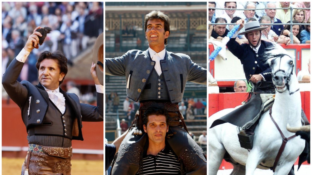 Diego Galán, Sergio Ventura y Leonardo Hernández.