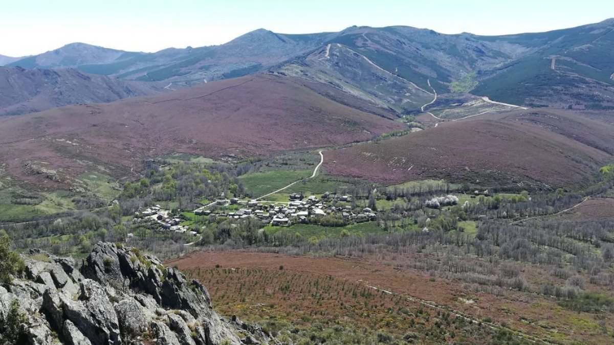 Vista de la localidad de Valdavido.