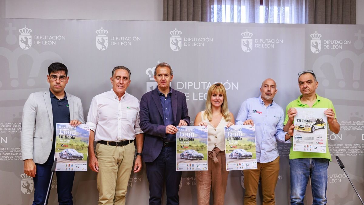 Presentación del rallye, en la Diputación.