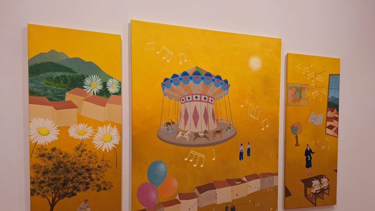Una de las obras de la exposición 'Buscando el tiempo y mis lugares', que inaugura mañana Josefina Junco en el CLA.