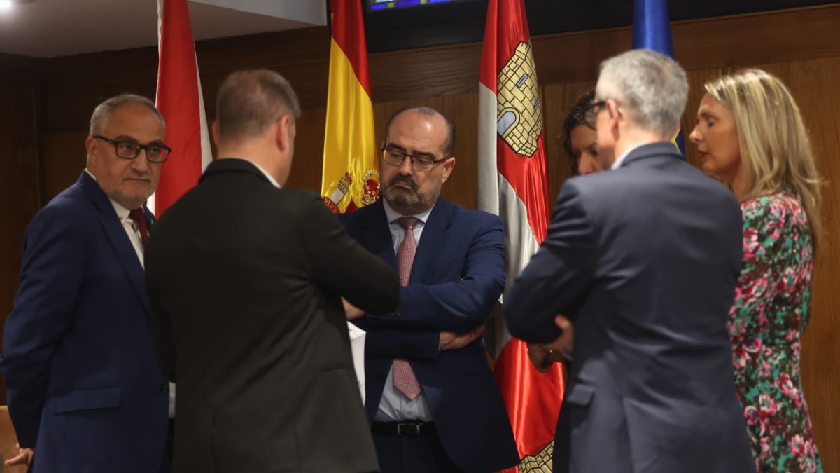 Un momento del receso de hpy