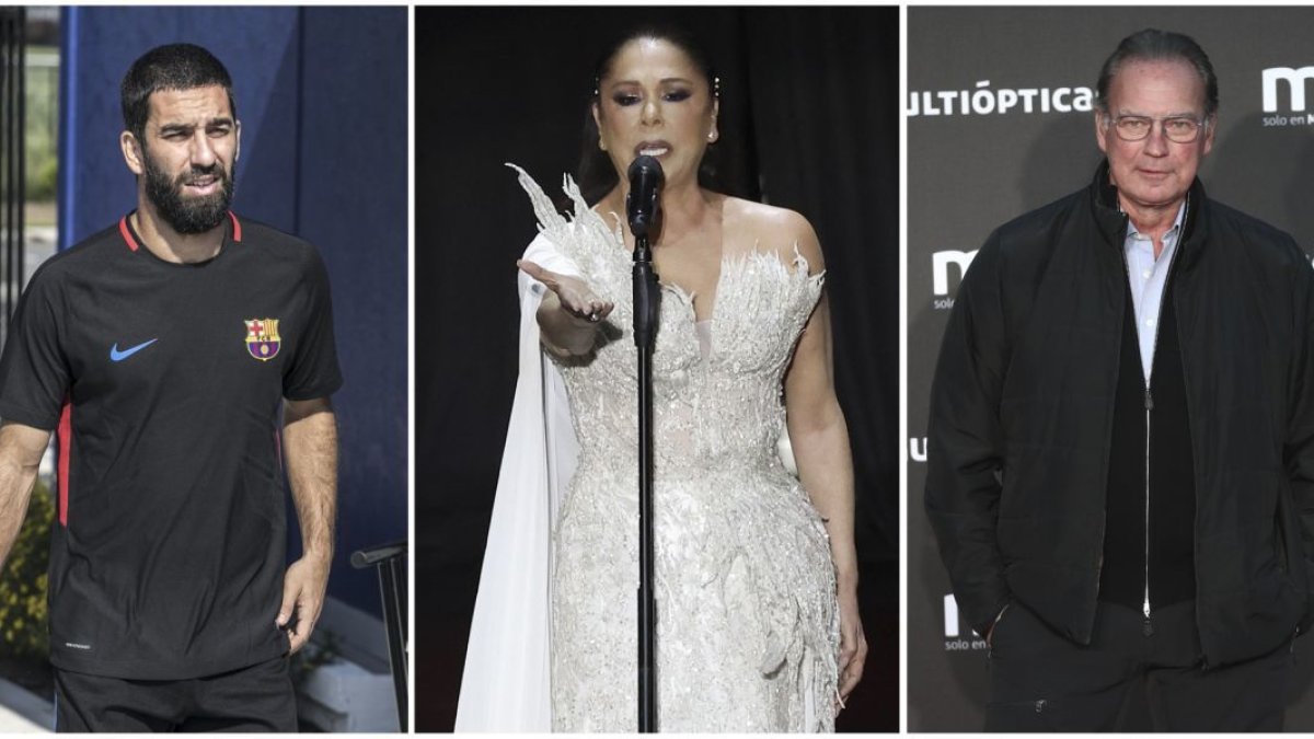 Arda Tura, Isabel Pantoja y Bertín Osborne.