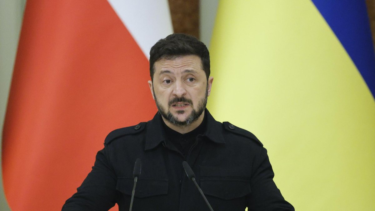 El presidente ucraniano, Volodímir Zelenski, en una imagen del 28 de junio de 2025. EFE/EPA/SERGEY DOLZHENKO.