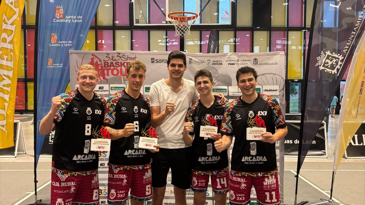 Un León 3x3 Baloncesto Villacelama imparable, el mejor equipo de Castilla y León.