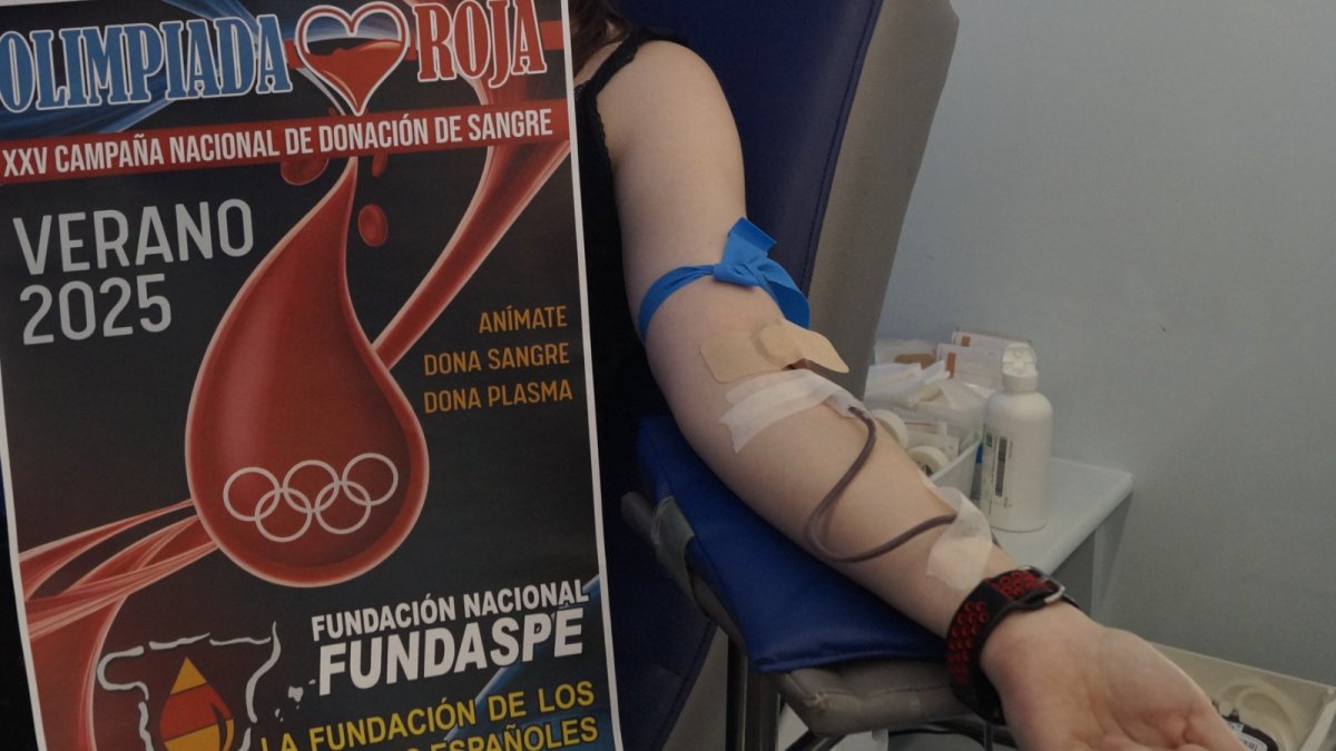 ‘Olimpiada Roja. XXV Campaña Nacional de Donación de Sangre, Verano 2025’.