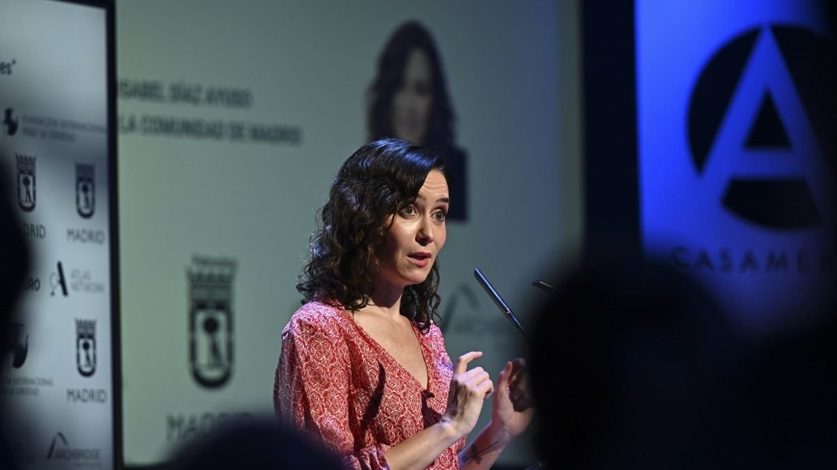 La presidenta de la Comunidad de Madrid.
