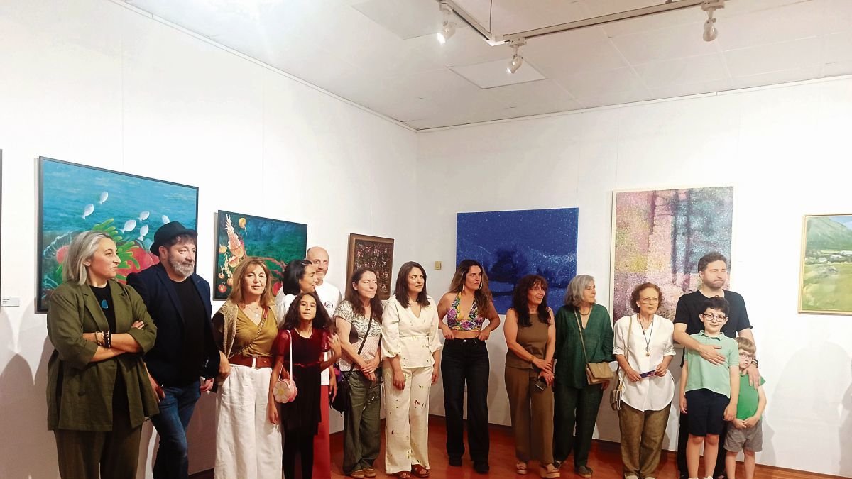 Los artistas participantes. araujo