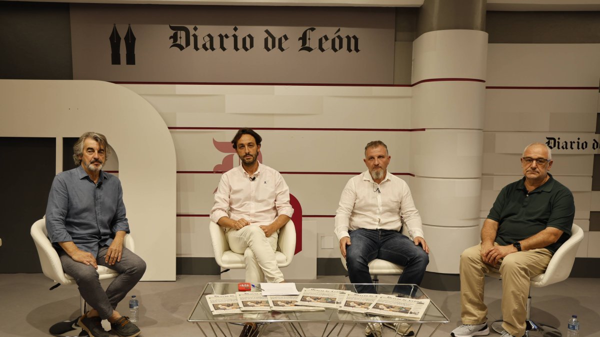 Guillermo Palomero, Álvaro Caballero, Octavio González y Javier Juanes