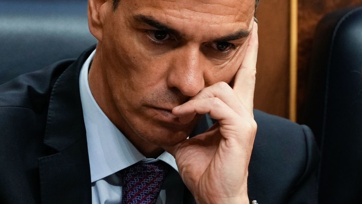El presidente del Gobierno, Pedro Sánchez, durante el pleno extraordinario este miércoles.