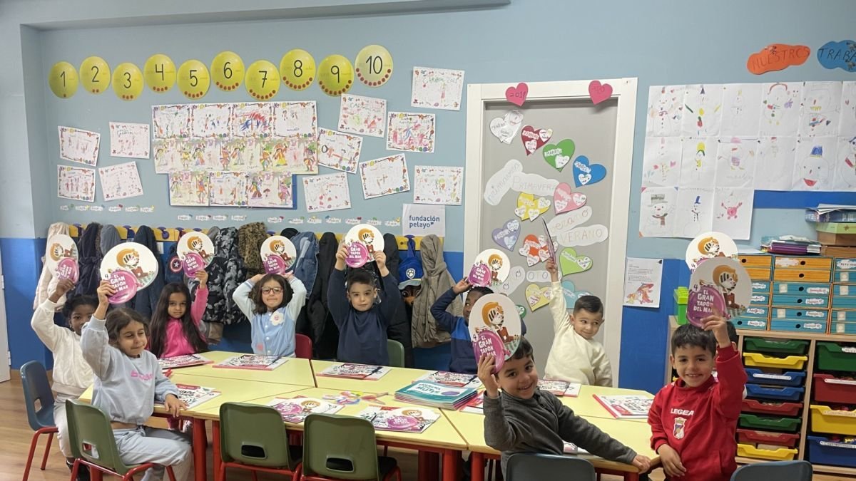 Alguno de los niños matriculados en el centro.