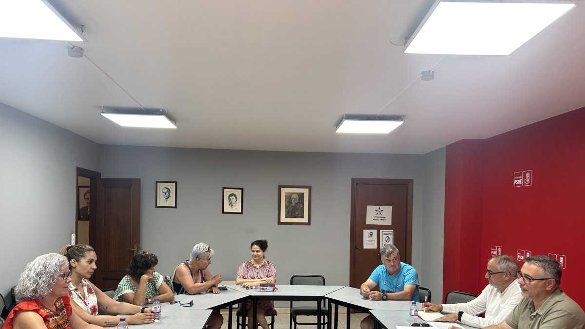 Reunión del Grupo Municipal Socialista con pedáneos