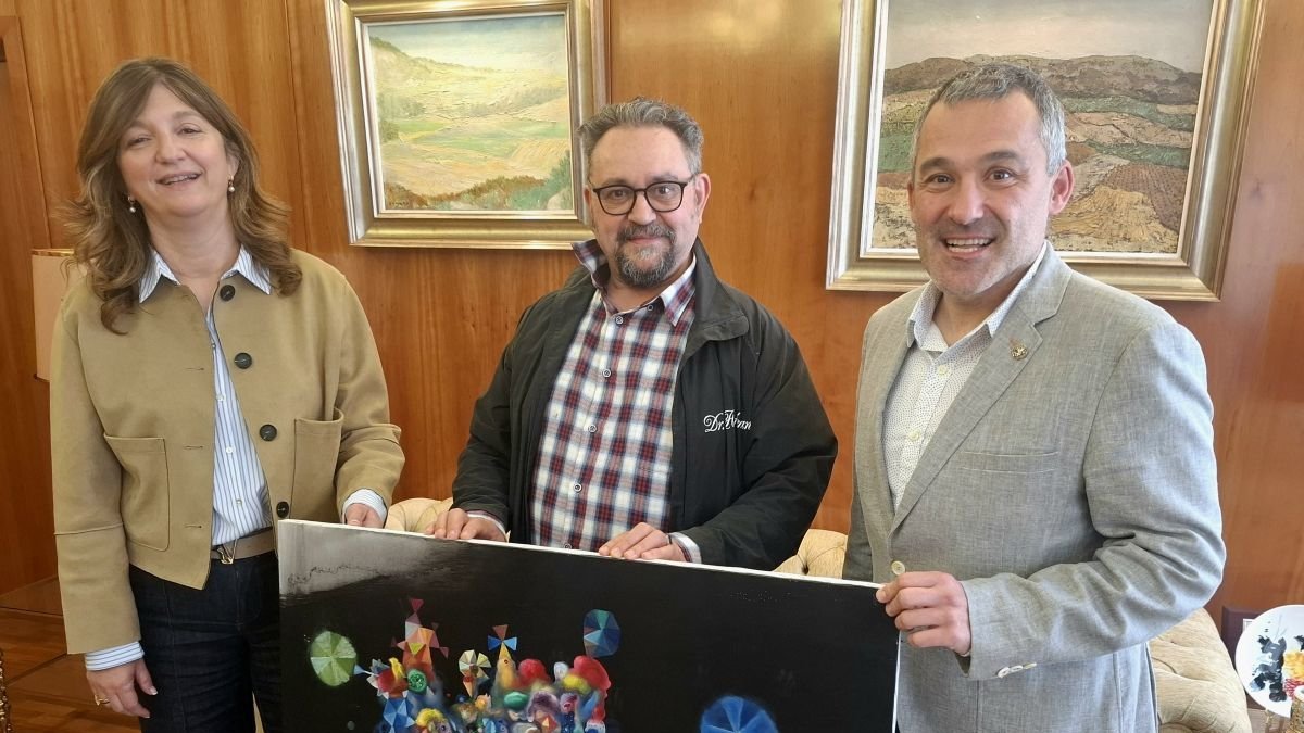 Nuria González, José de León y Diego Soto.