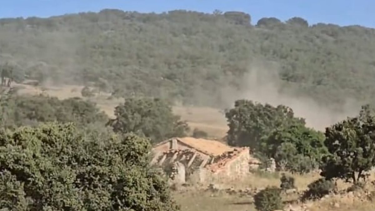 El leonés Jesús Calleja en un tramo de la Baja España Aragón