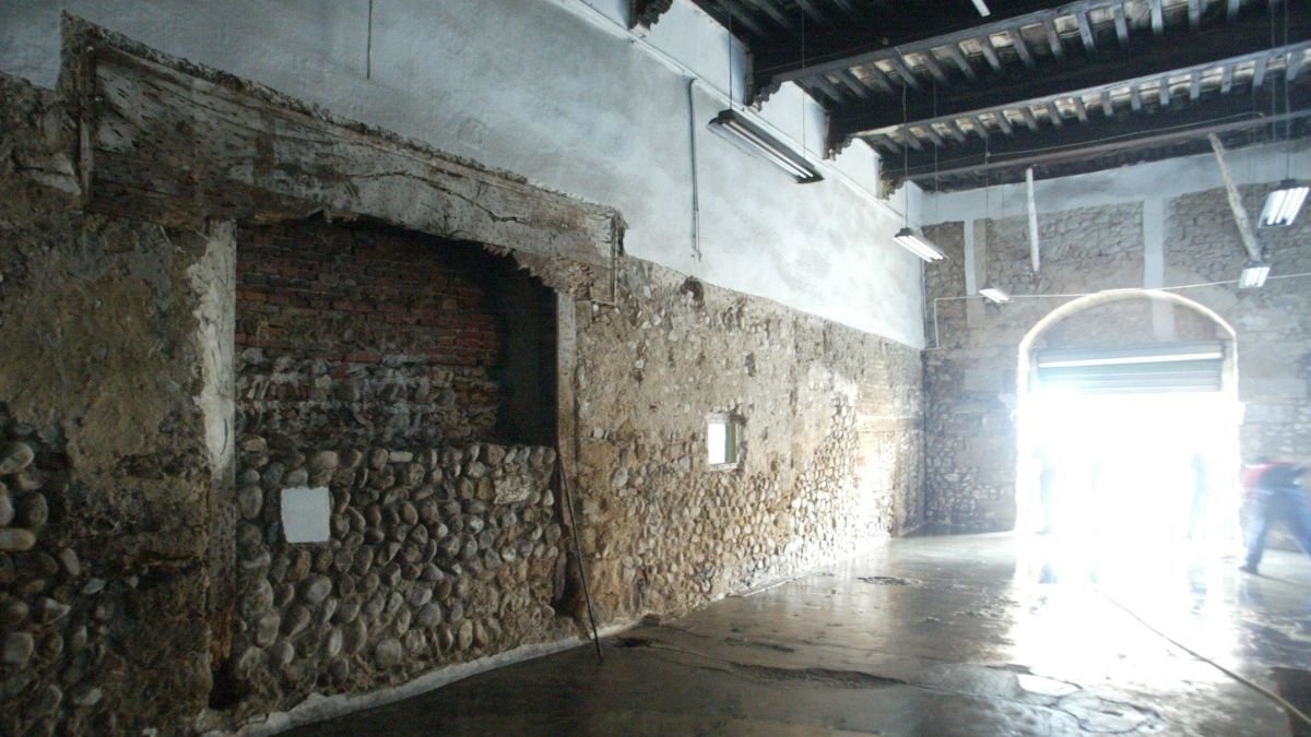 Palacio del Conde Luna antes de ser museo.