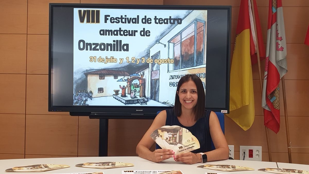 La concejala de Cultura de Onzonilla, Diana García.