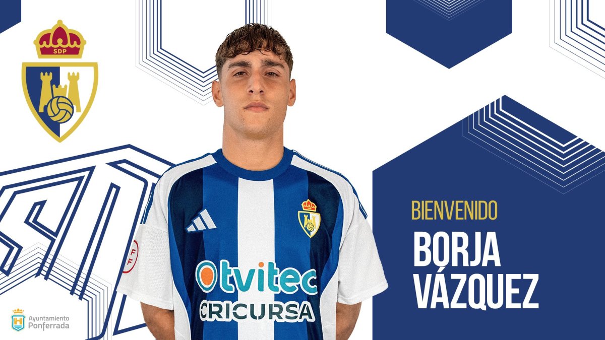 El extremo Borja Vázquez se une a la SD Ponferradina.