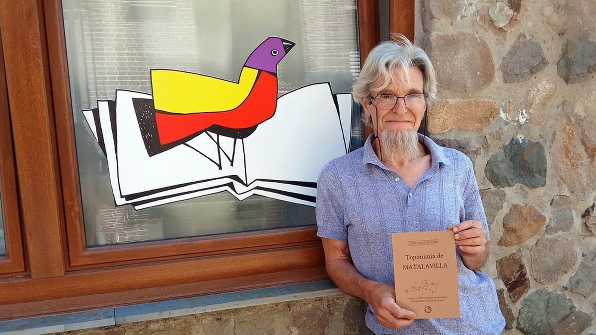 Ovidio García Fernández, premio Concha de Lama, autor de Toponimia de Matalavilla.