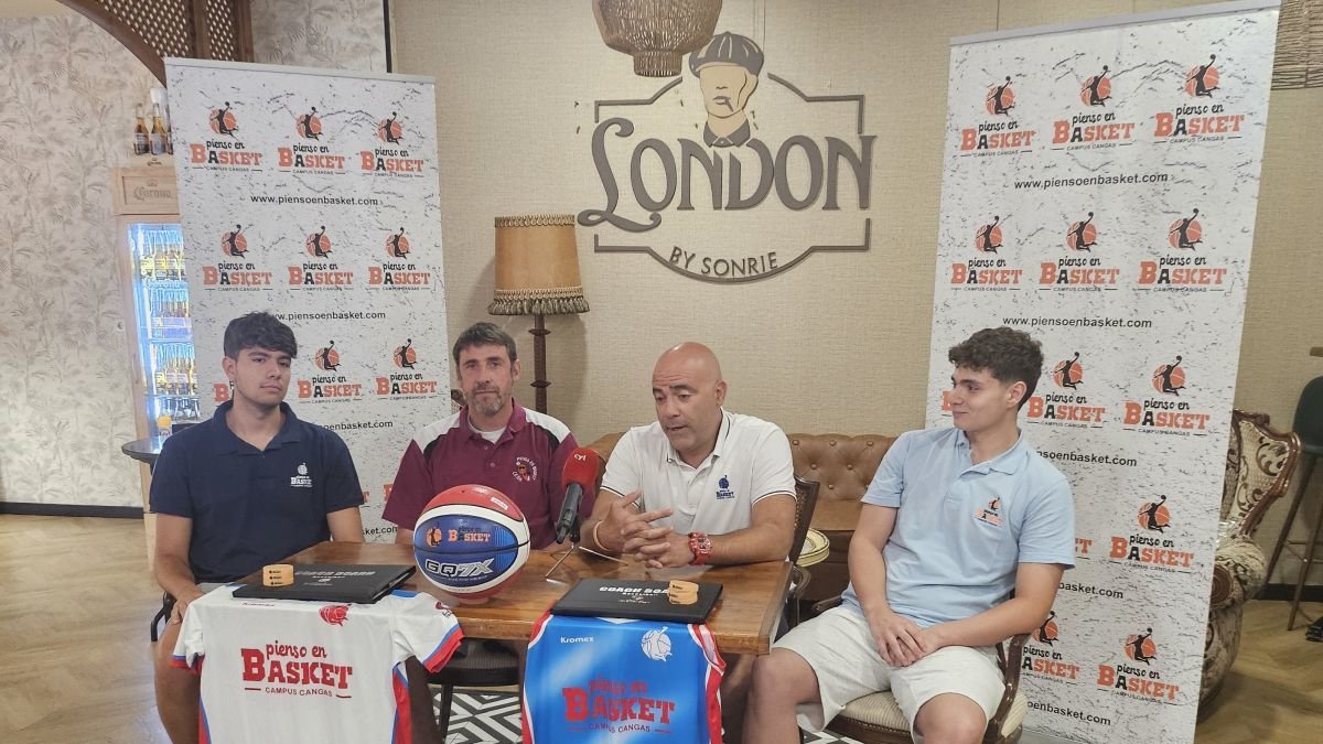 La presentación del campus Pienso en Basket.