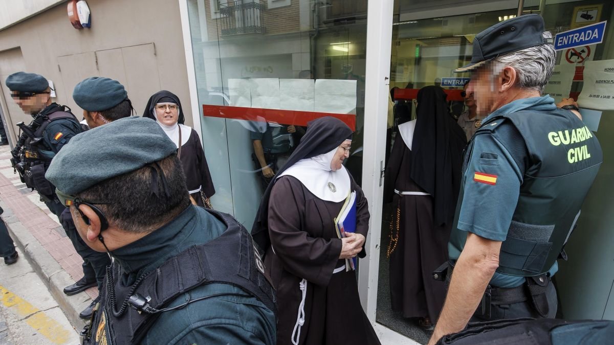Laura García de Viedma, exabadesa del convento de las Clarisas de Belorado.