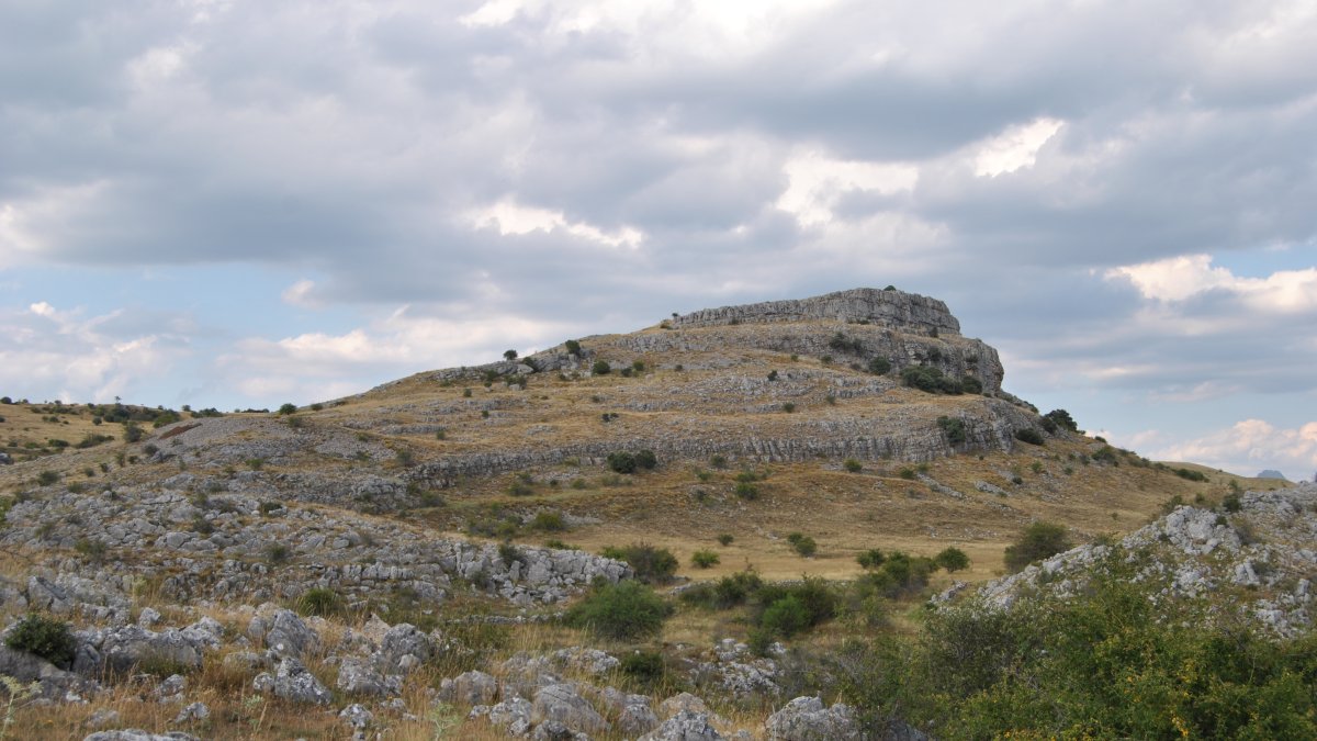 Vista de la Peña del Castro.