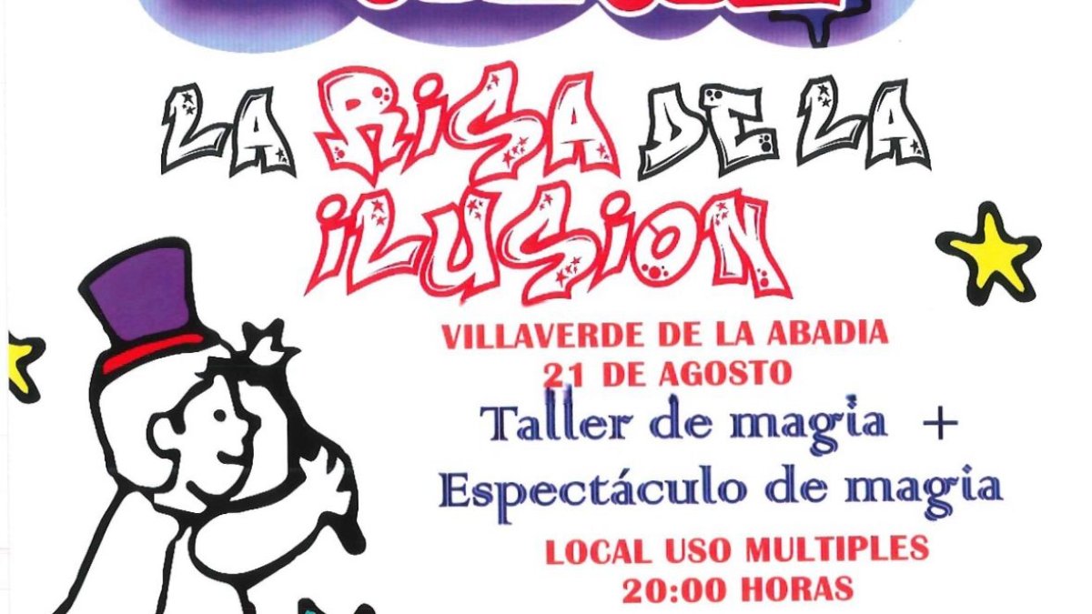 Cartel del taller de magia