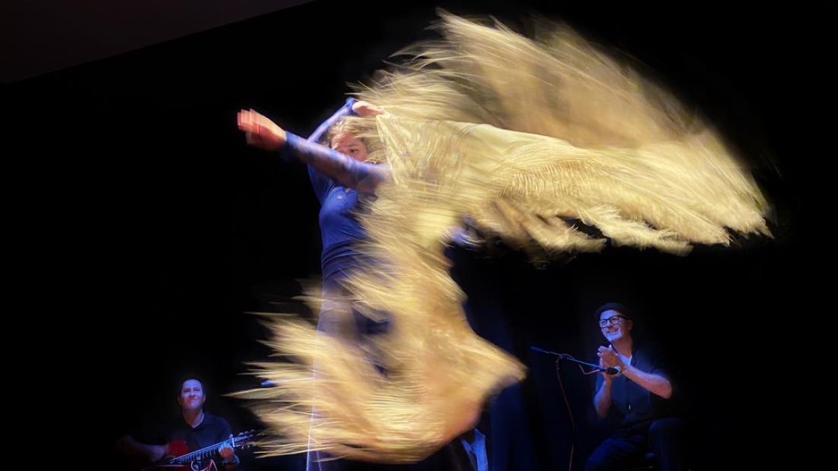 Espectáculo flamenco de Lita Blanco en Grajal de Campos.