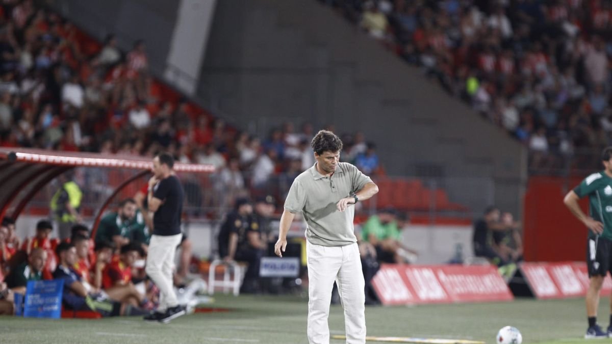 Rubi calificó como justo el triunfo del Almería.