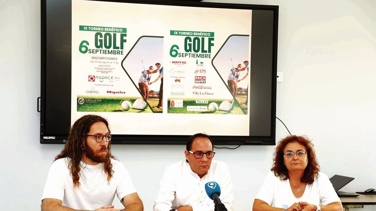 Presentación del torneo benéfico. ÁNGELOPEZ