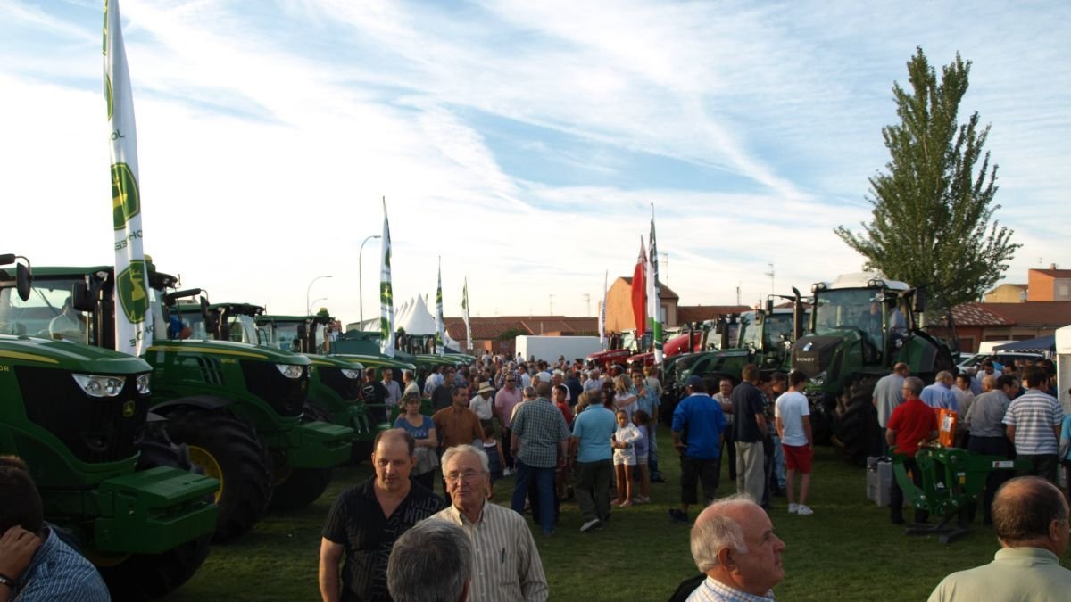 Una de las estampas de la pasada edición de la feria agroalimentaria y de maquinaria de Santa María.