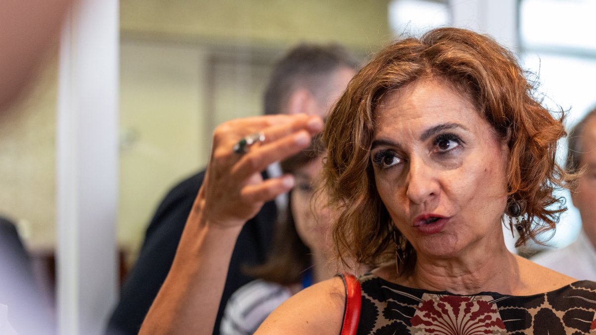 La vicepresidenta primera y ministra de Hacienda, María Jesús Montero