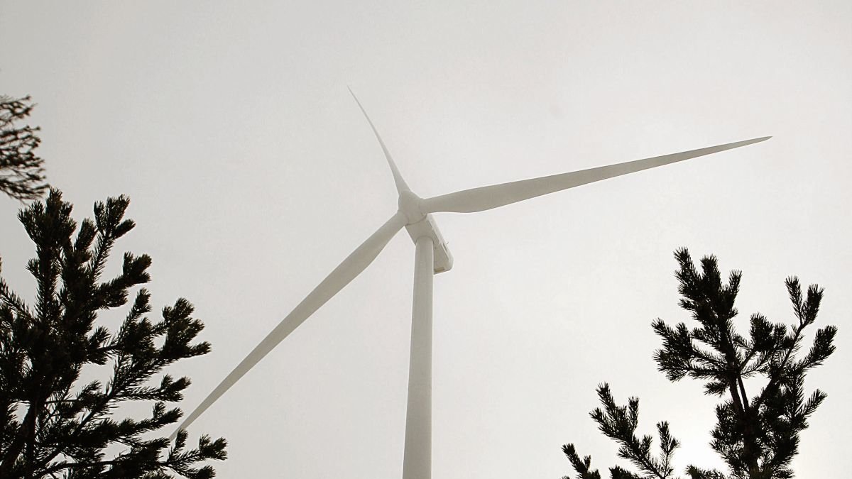 Imagen de un aerogenerador.